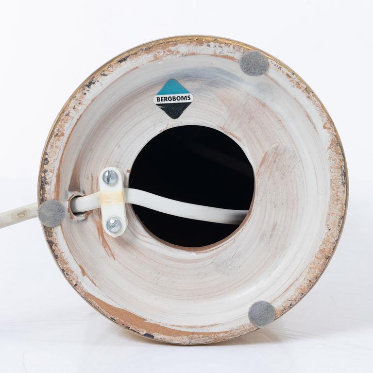 Bordslampor, 4 st, Bitossi för Bergboms, 1900-talets andra hälft.