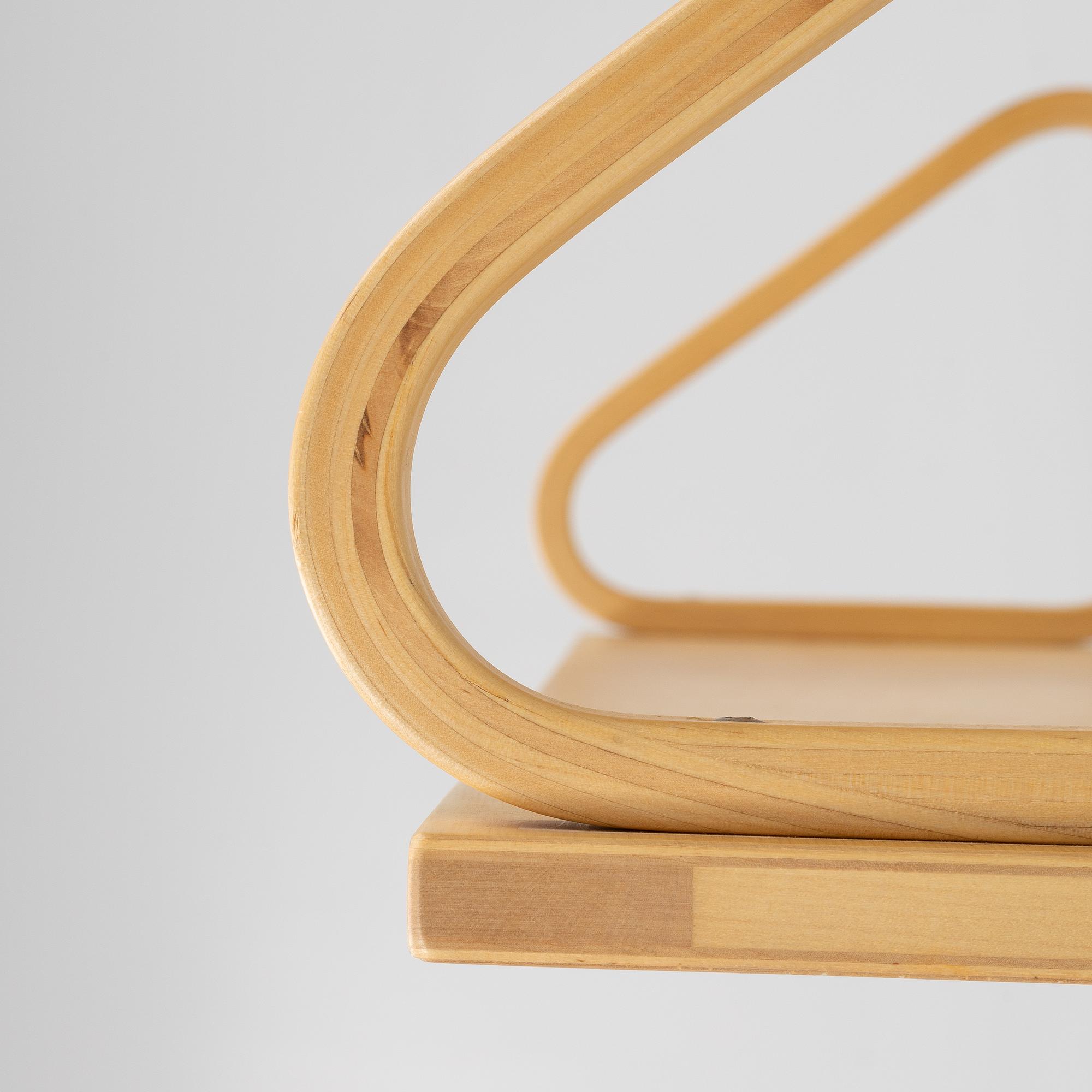 Alvar Aalto, a pair of wall shelves, model 112B, Artek, Finland, late 20th century.