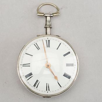 BENJAMIN ASH CHATHAM, pocket watch, turn of the century 1800, ca 49 mm.