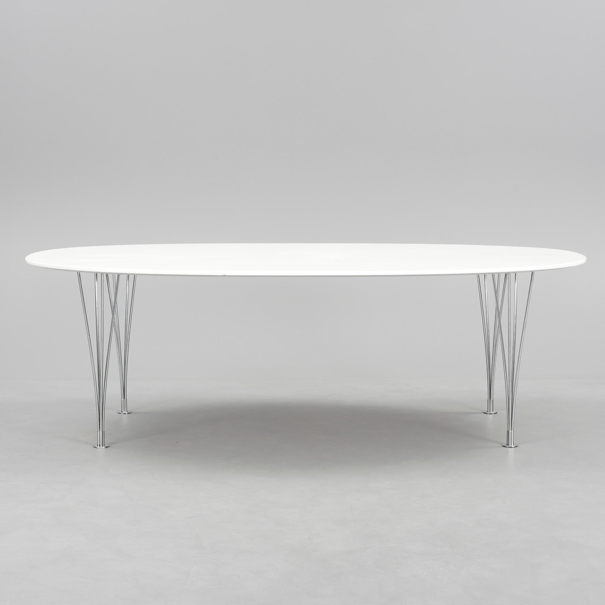 MATBORD, "Superellips", Bruno Mathsson och Piet Hein, formgiven 1964.