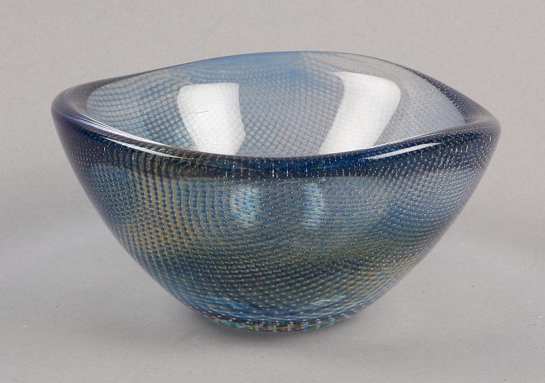 SKÅL, glas, Kraka, Sven Palmqvist Orrefors.