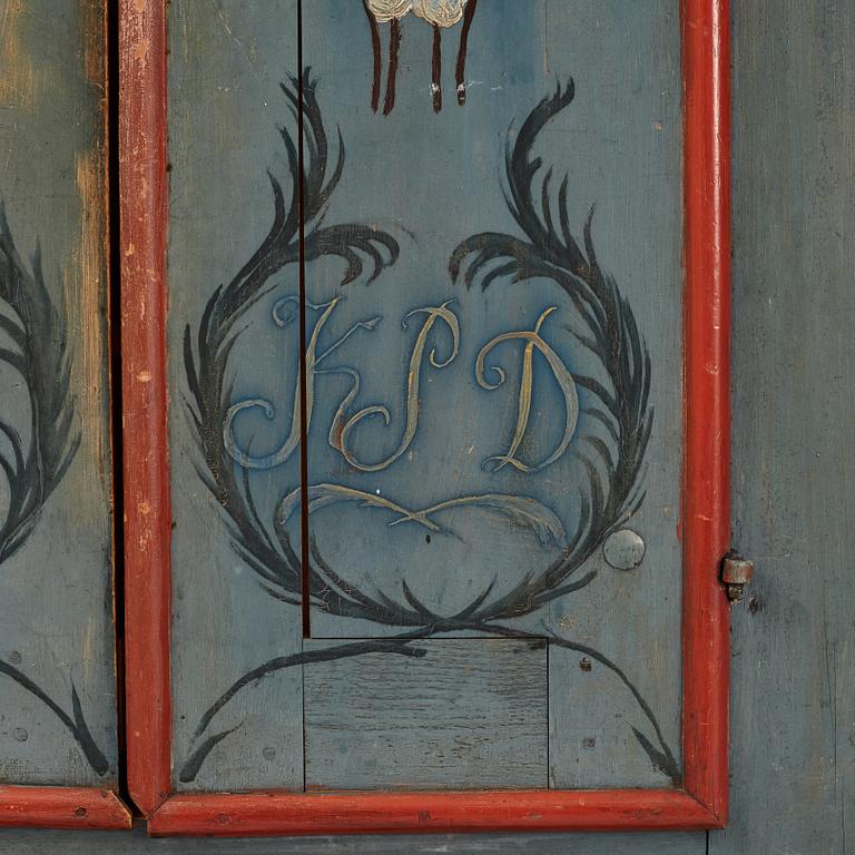 Skåp, allmoge, Jämtland, daterat 1778.