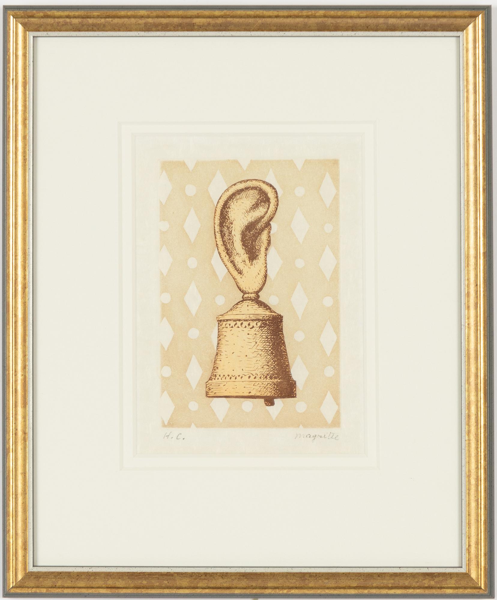 René Magritte, after, "La Leçon de Musique".