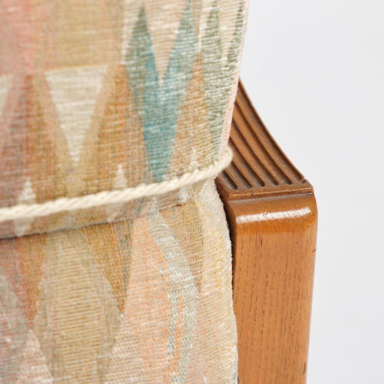 Elias Svedberg, a rare "Eftermiddag" (Afternoon) armchair, Nordiska Kompaniet, Sweden, ca. 1937.