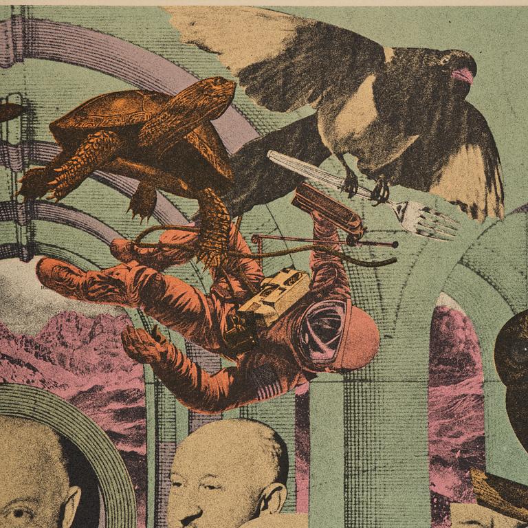 Erró, Utan titel ur: "Hommage aux Prix Nobel" (Nobelprismappen).