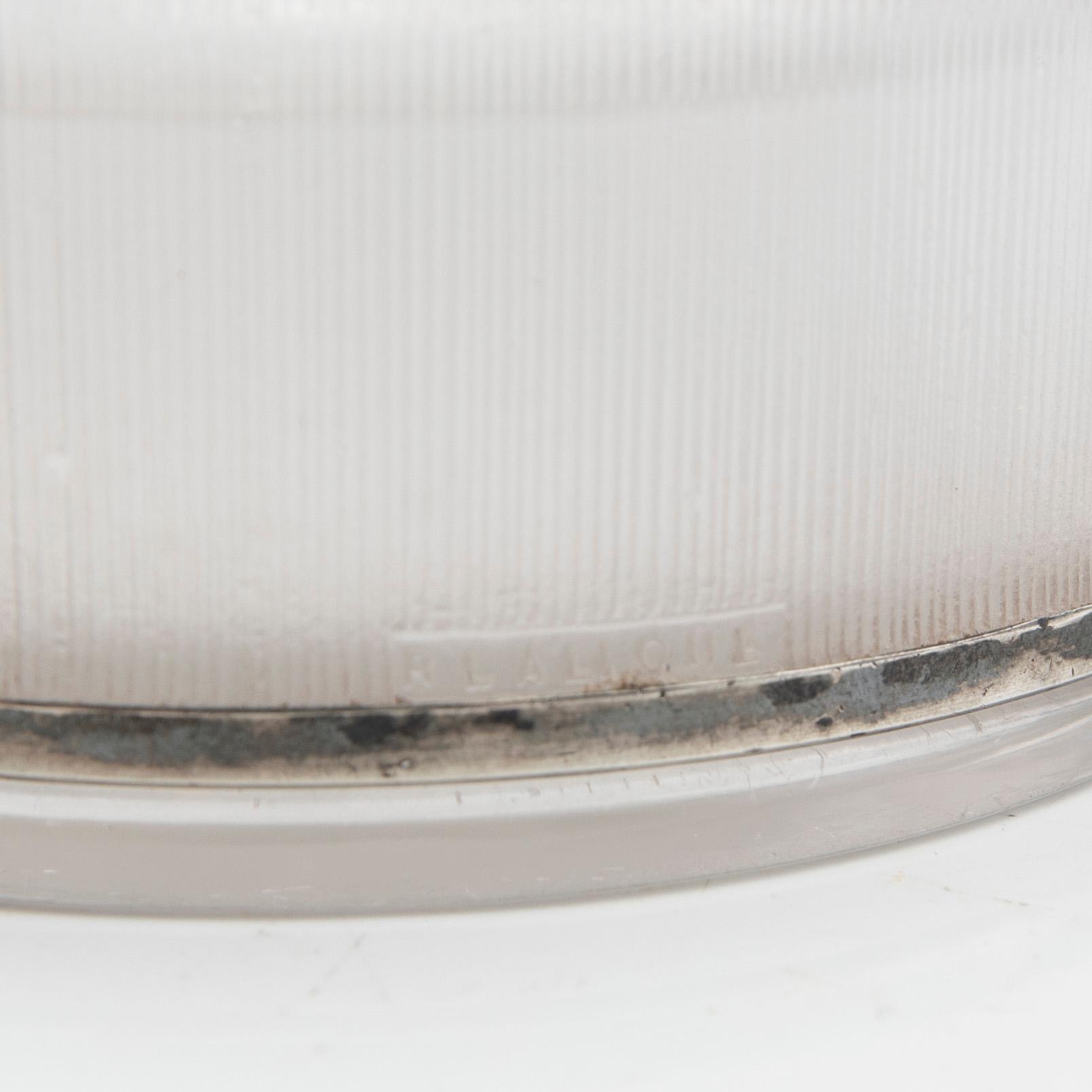 René Lalique, box, "Meudon", glass, France, early 20th century.