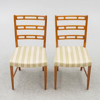 David Rosén, stolar, 6 st, "Futura", Nordiska Kompaniet, 1950-tal.