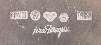 VASER, 2 st. silver. Vera Ferngren 1966 samt 1968.