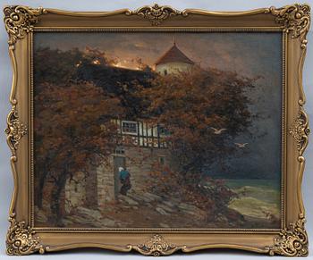 Viktor Ivanovich Zarubin, AT DUSK. ЗАРУБИН, ВИКТОР ИВАНОВИЧ (1866-1928)
В СУМЕРКАХ.