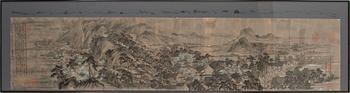 Unknown artist, watercolour on paper, China, 20th Century.