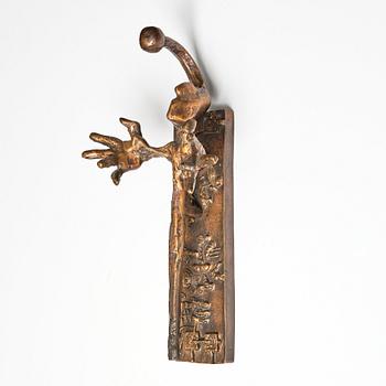 Bror Marklund, Sculpture/handle with a jester.