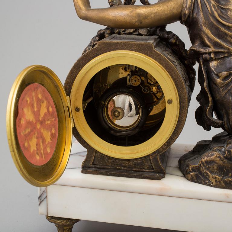 a circa 1900 mantle clock, marked Ruffony.
