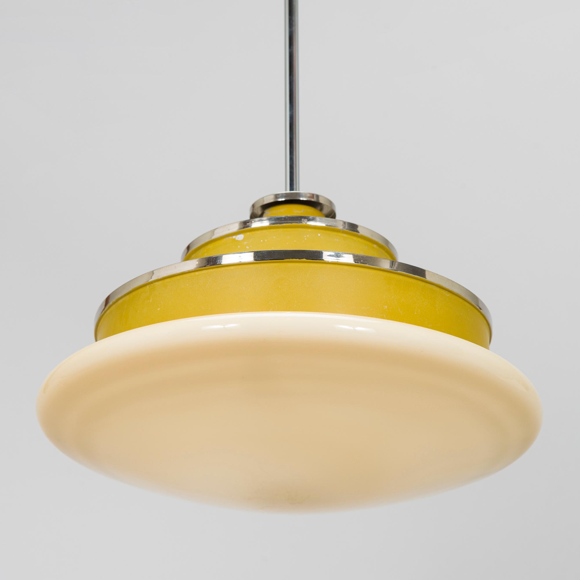 Erik Tidstrand, after, ceiling lamp, model '28908' manufacturer Pohjoismaiden Sähkö Oy model 1965, 1930s.