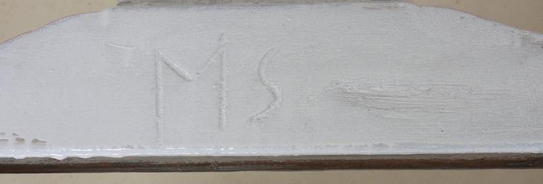 STOLAR, 2 st, rokoko, provinsarbete, 1700-tal.