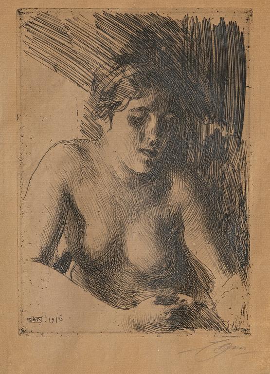 Anders Zorn, "Byst".