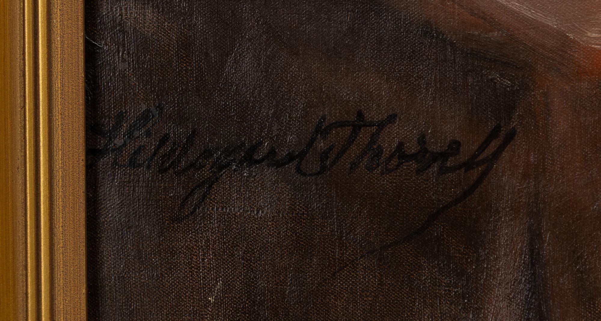 Hildegard Thorell, "Läsande gumma".