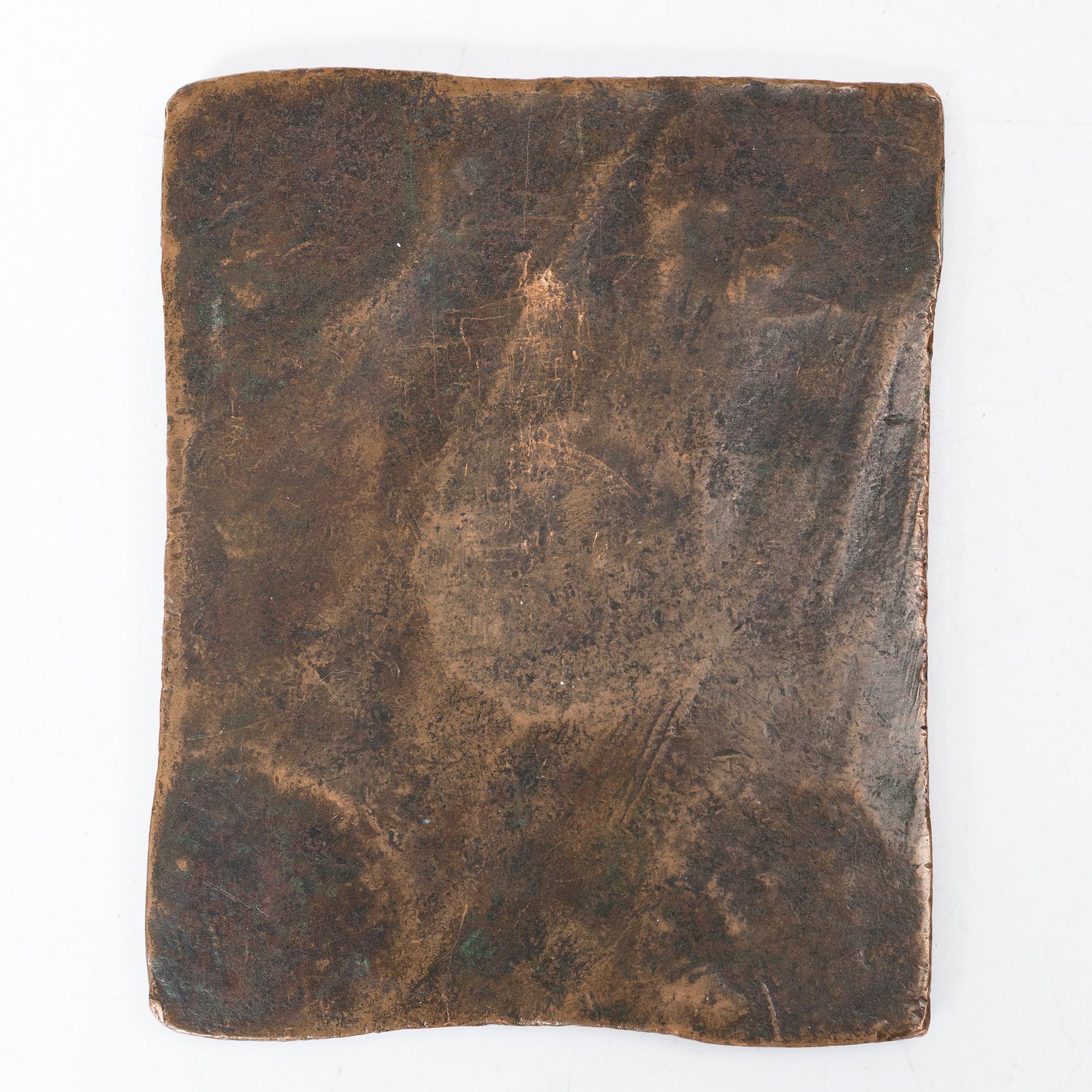 Fredrik I, plåtmynt, 1 daler silvermynt, Avesta 1729.