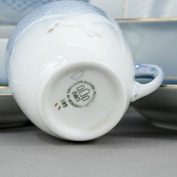 MATSERVIS, porslin, 57 delar, "Måsen", Bing & Gröndahl.