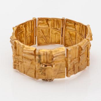 Björn Weckström, Armband "Suma", 14K guld. Lapponia 1974.