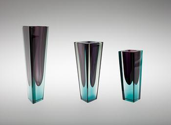 Kaj Franck, A SET OF THREE VASES.