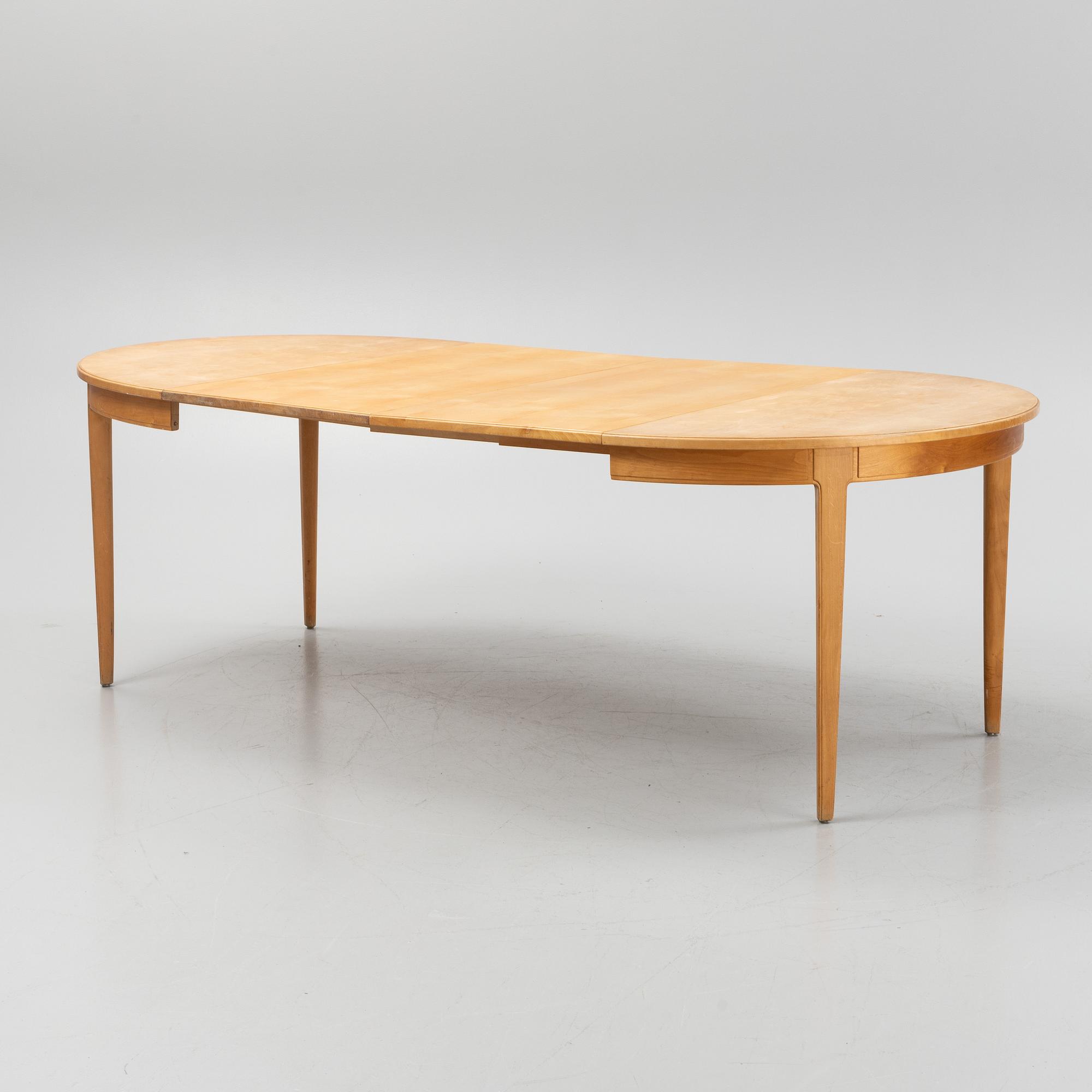 Carl Malmsten, matbord, "Herrgården", Bodafors, 1962.