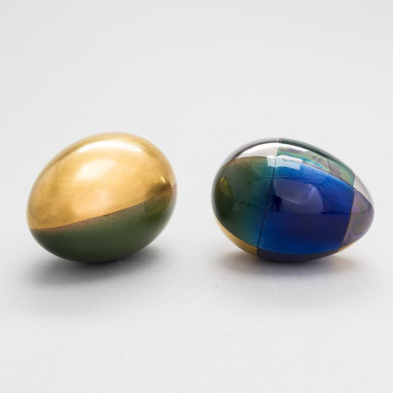 Gunvor Olin-Grönqvist, koristemunia, 2 kpl, signeeratut GOG Arabia.