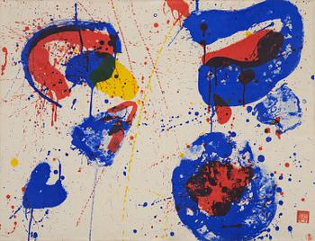 682. Sam Francis, "Hurrah for the Red, White and Blue".