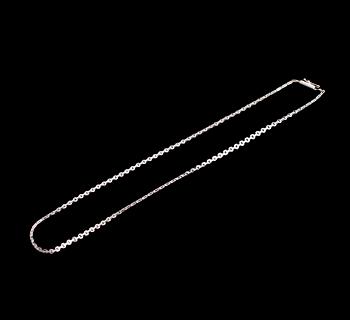 HALSBAND, 18 k vitguld, 1900-talets mitt. Vikt ca 10 gr.