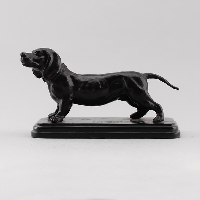 FIGUR, bronserad metall, 1900-talets andra hälft.