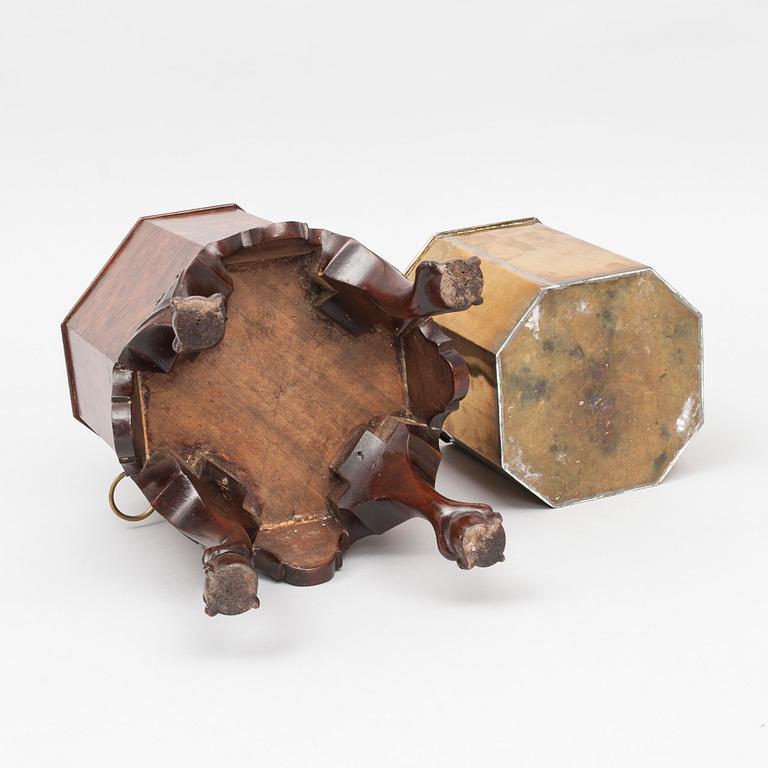 CHAMPAGNEKYLARE, rotfanerad, mässing, England 1800-tal.