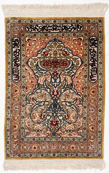 A silke hereke (souf), c. 92 x 64 cm.