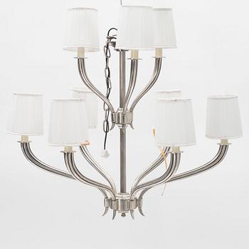 A 'Ruhlmann 2-tier' chandelier, Visual Comfort.