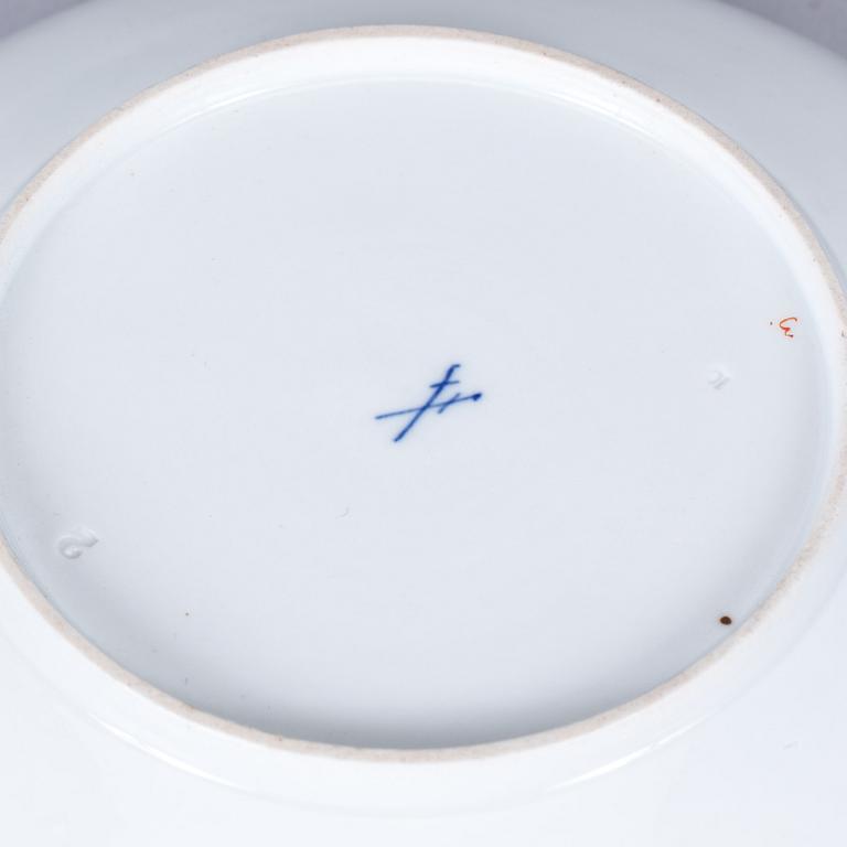 SKÅLFAT, porslin. Meissen.
