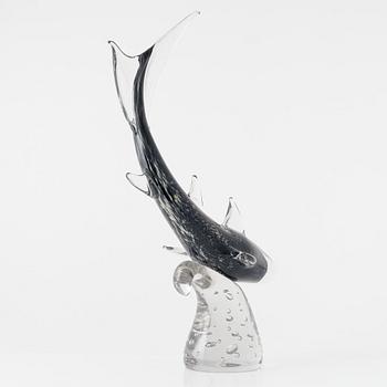 Skulptur, glas, FM Konstglas, Ronneby, 1900-talets senare del.