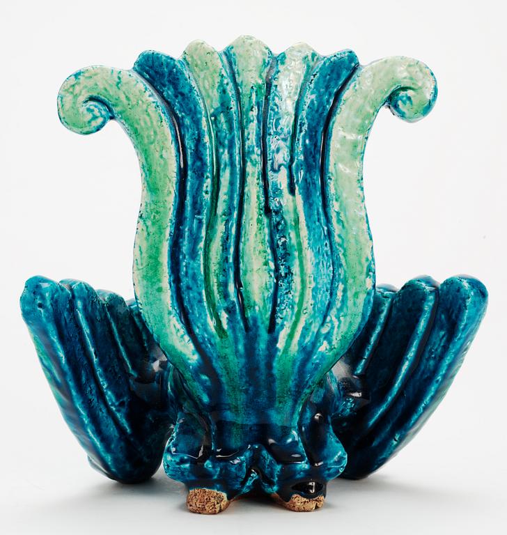 A Gunnar Nylund stoneware figure of a bird of paradise, Rörstrand.