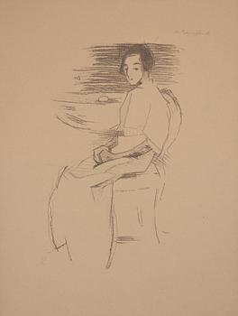 Helene Schjerfbeck, "Kostymbild (Bagarens dotter)".