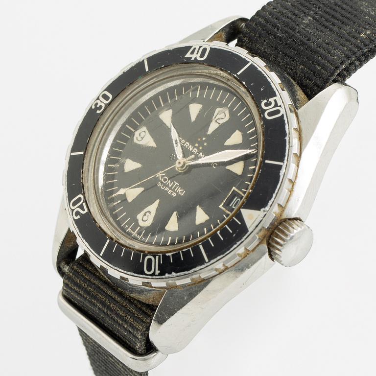 Eterna-Matic, Super Kontiki, wristwatch, 40 mm.