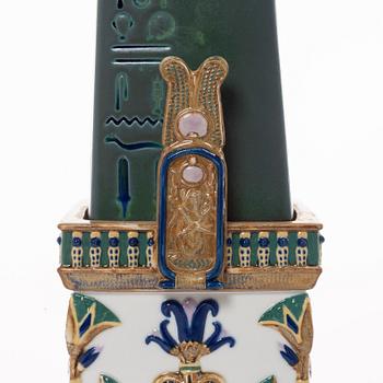 Lladró, figurine, "Thotmes I obelisk (green)", Spain.