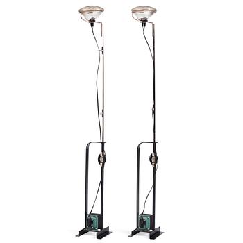 25. Achille Castiglioni, & Pier Castiglioni, a pair of "Toio" floor lamps, Flos, Italy, post 1963.