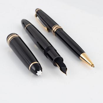 Montblanc, Meisterstück 146 fountain pen and ballpoint pen.