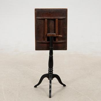 Folding table, Mälardalen around 1800.