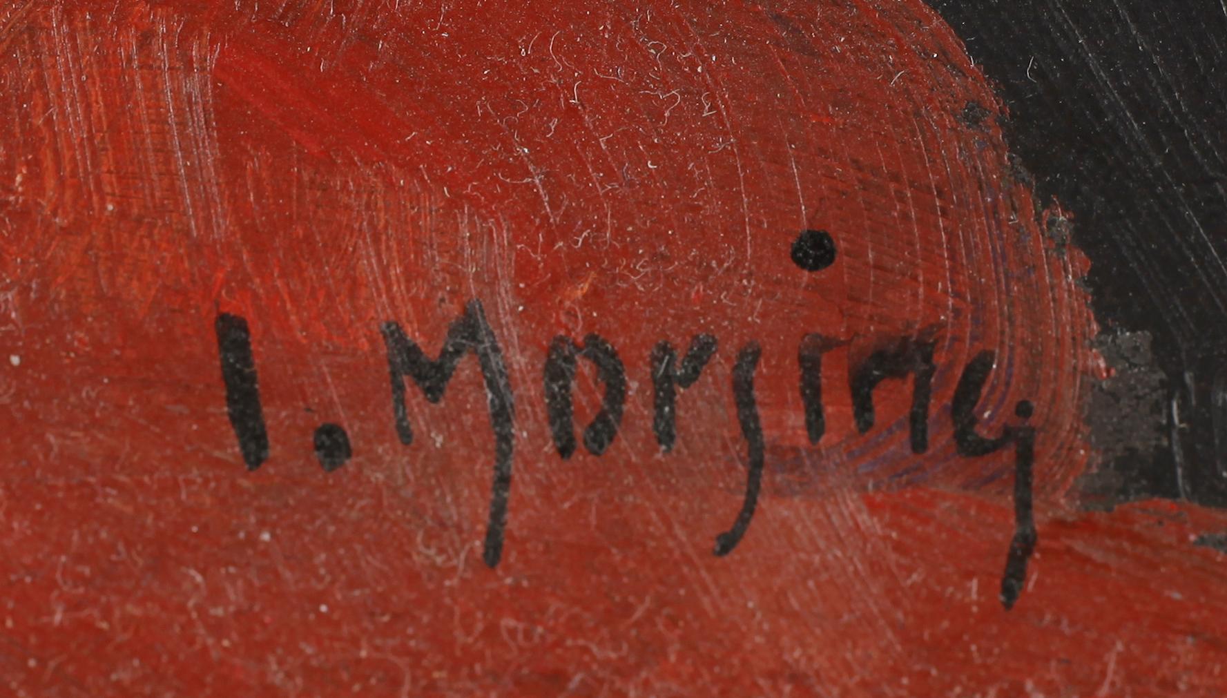 IVAR MORSING, olja på pannå, signerad.