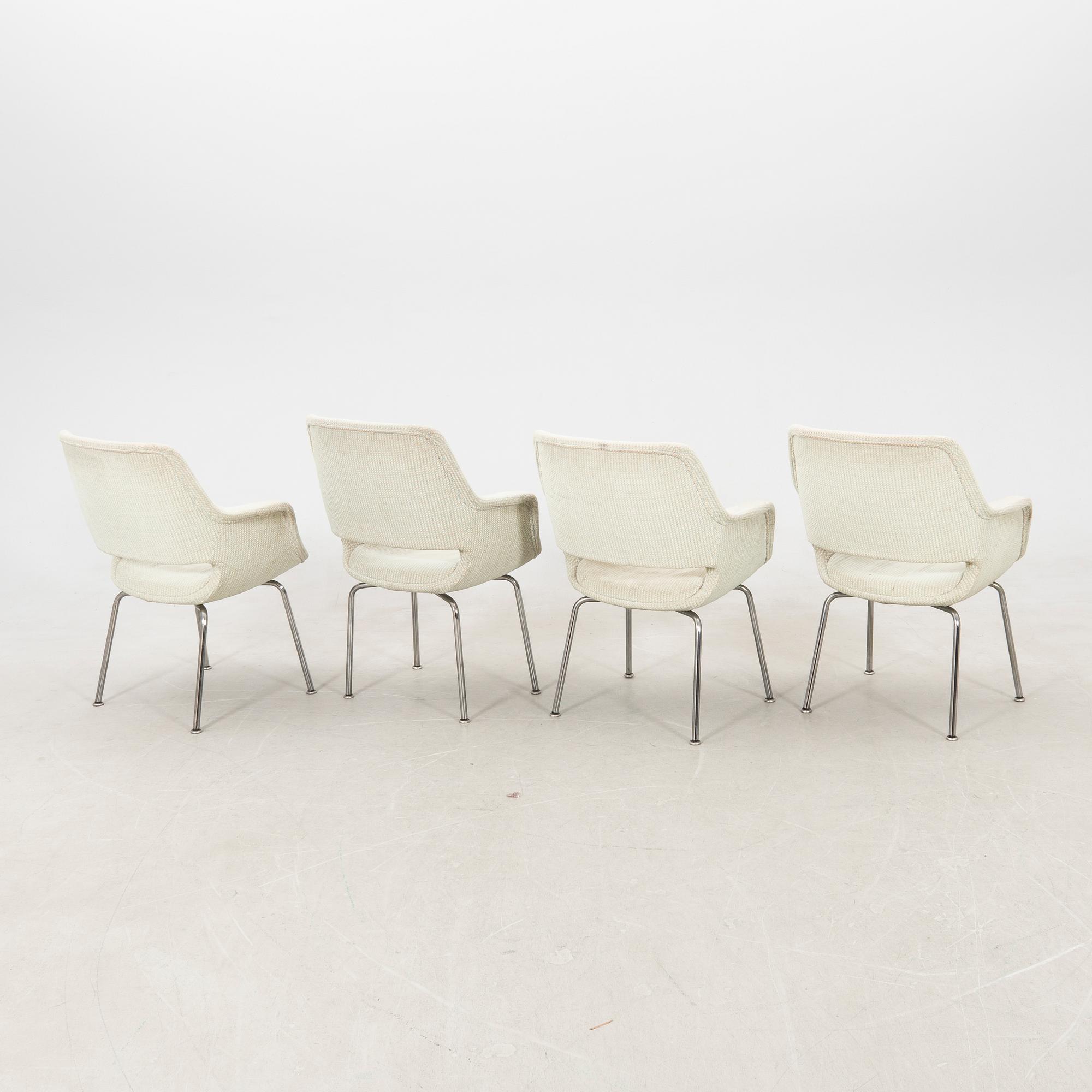 Armchairs 4 pcs "Jupiter 08567" Asko 1970s.