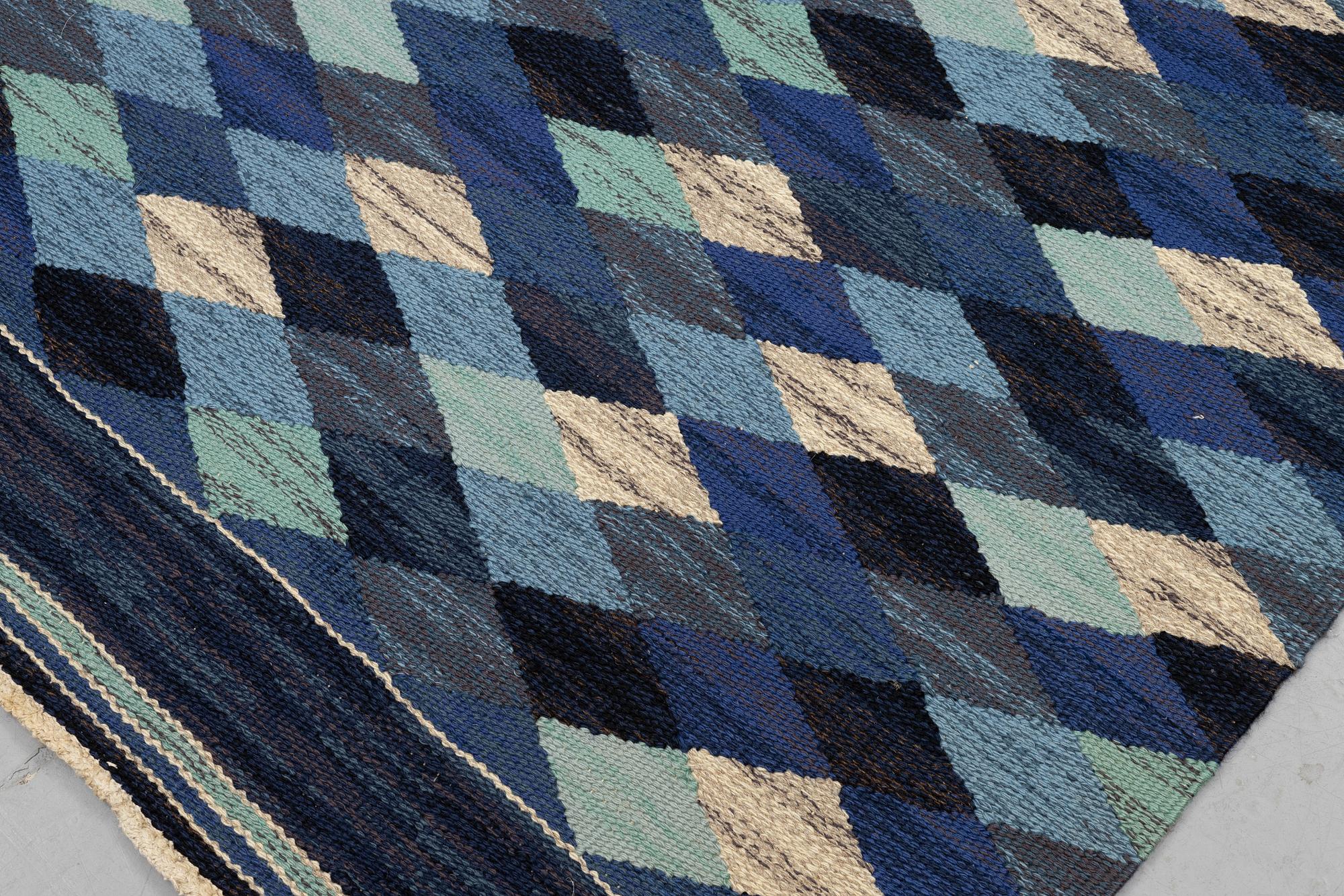 Elsa Gullberg, possibly, a carpet, tapestry weave, ca 228 x 183 cm, Sweden.