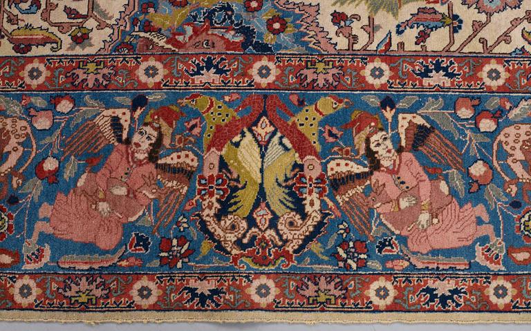 MATTO, a semi-antique Tabriz figural, ca 363-366 x 252-258 cm.