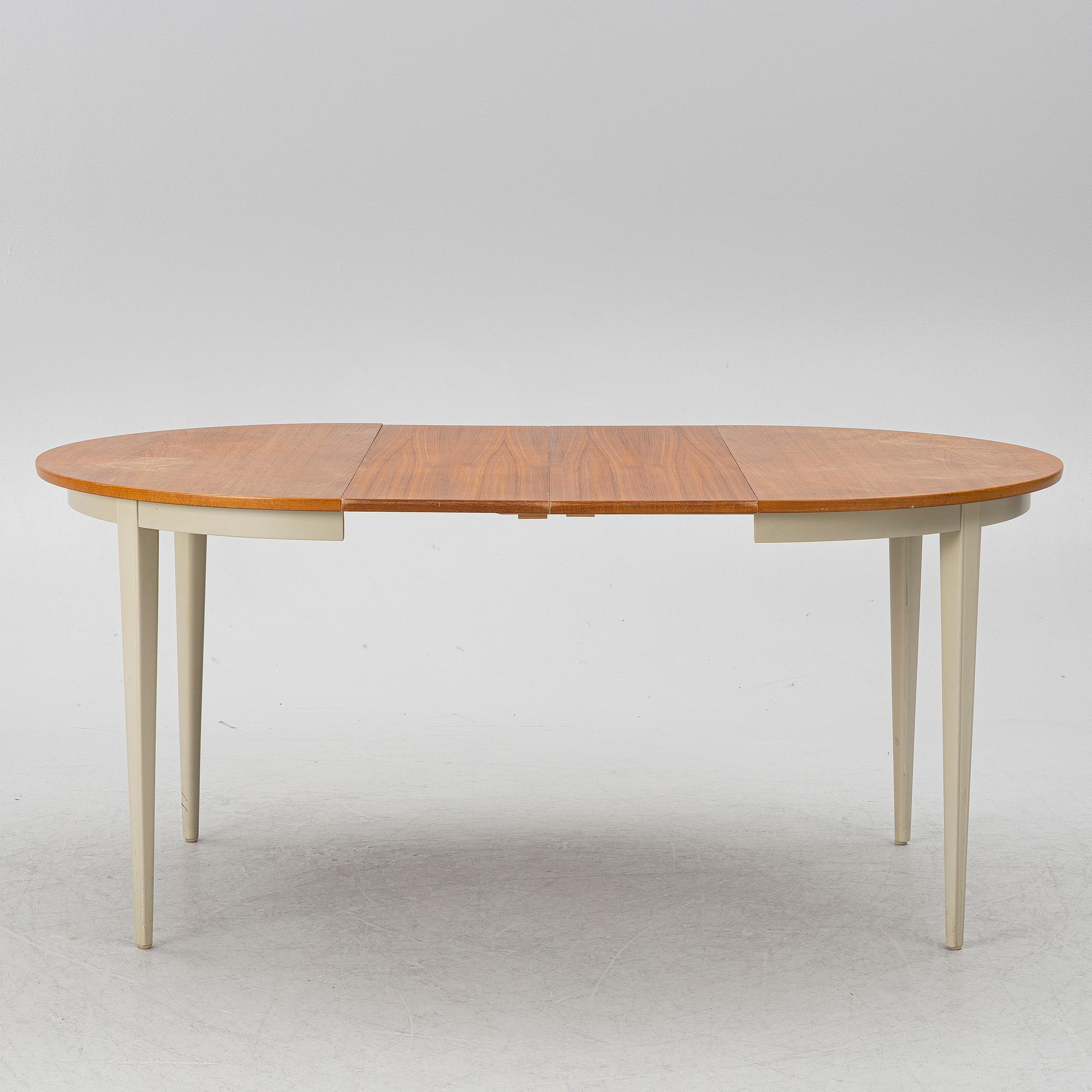 IKEA, A 'Sober' dining table with four chairs, IKEa, sweden, 1960's.