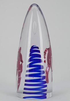 A GLASS SCULPTURE.