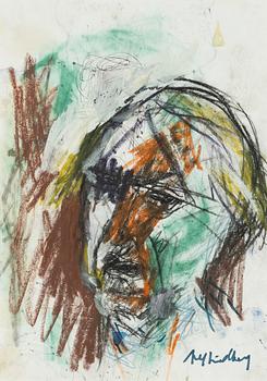 Alf Lindberg, Self-Portrait.