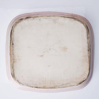 Rut Bryk, a stoneware dish, Arabia, Finland 1940s.