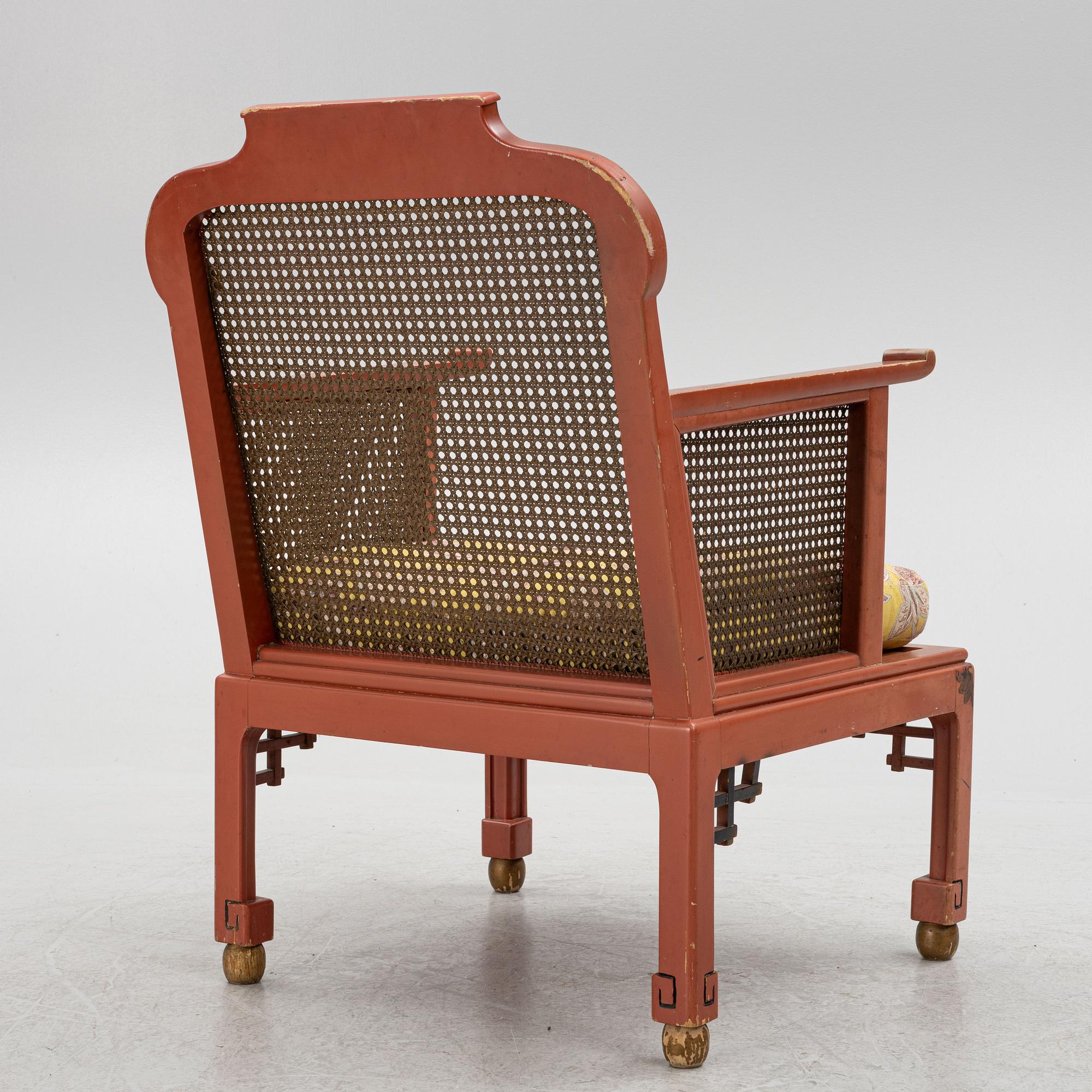 Elias Barup, sofa, armchair, and coffee table, Herbert Andersson's furniture workshops (Gärsnäs), 1930s.